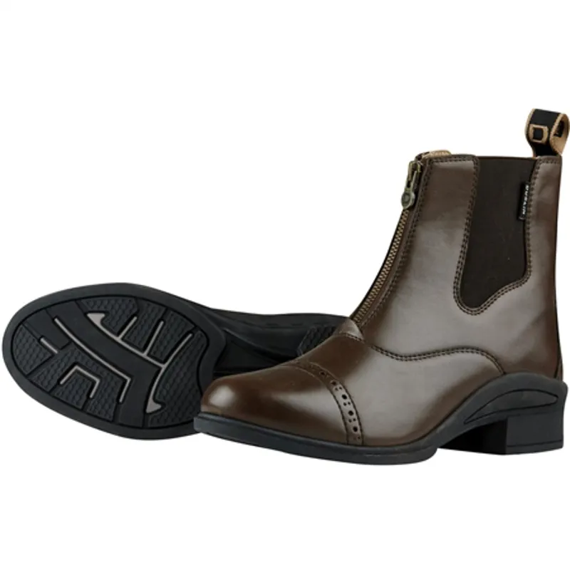 Dublin Junior Altitude Zip Paddock Boots Brown